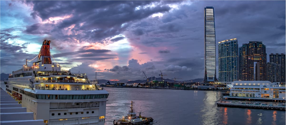 Hire in Hong Kong,China landscape