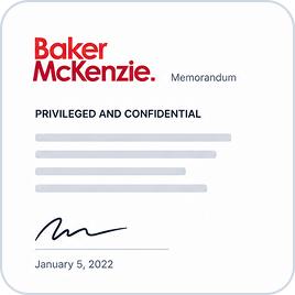 Baker McKenzie memorandum, January 5, 2022